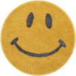 Yellow 2' 2 x 2' 2 Whimsy Kids Round Area Rug for Baby Nursery, Toddler Playroom,  Bedrooms Playful Fun Design Easy Clean Carpet for Sale at Rug Engine