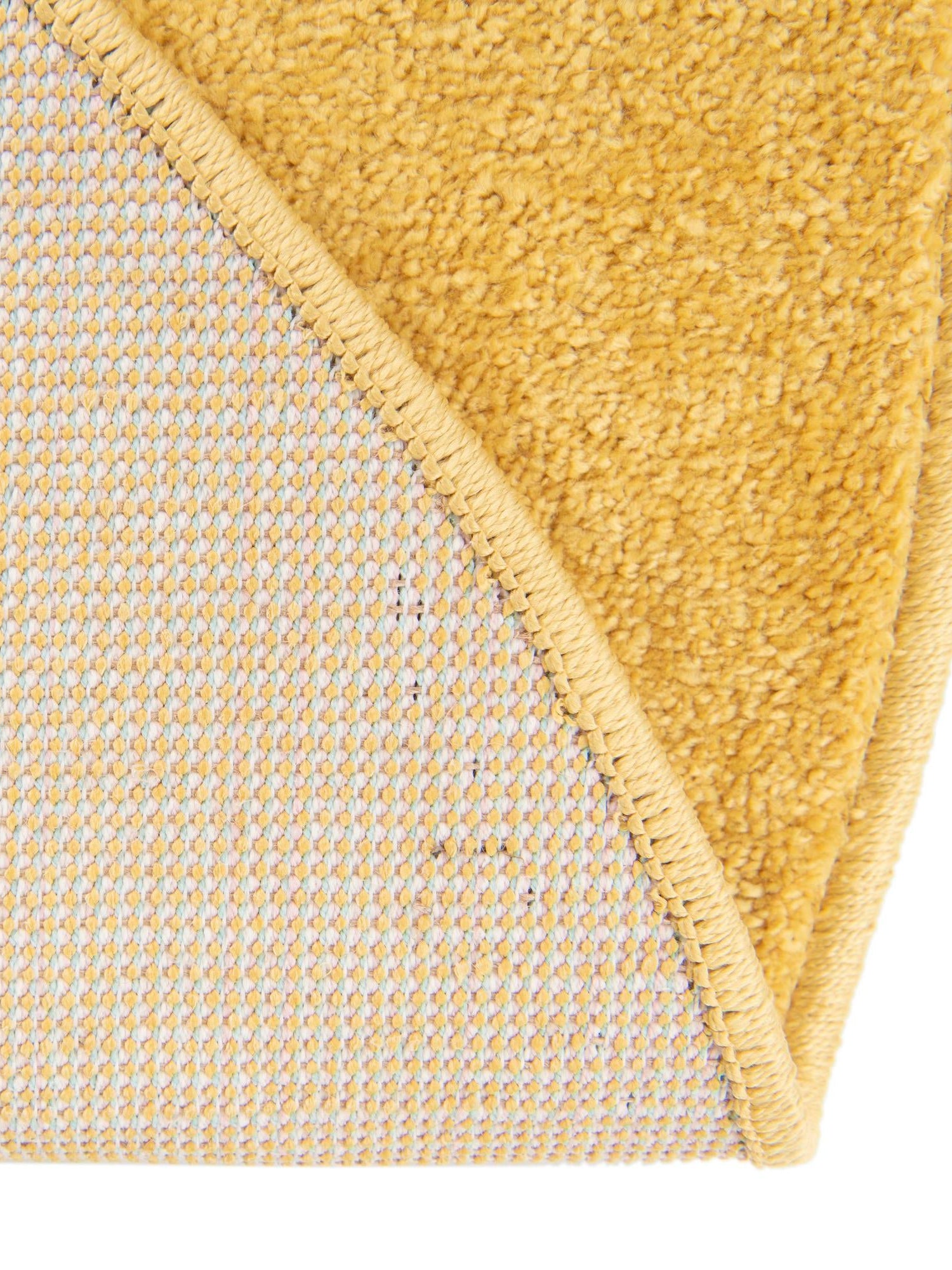 Yellow 6' 1 x 6' 1 Whimsy Kids Round Area Rug for Baby Nursery, Toddler Playroom,  Bedrooms Playful Fun Design Easy Clean Carpet for Sale at Rug Engine