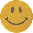 Yellow 5' 1 x 5' 1 Whimsy Kids Round Rug