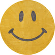 Yellow 8' x 8' Whimsy Kids Round Rug