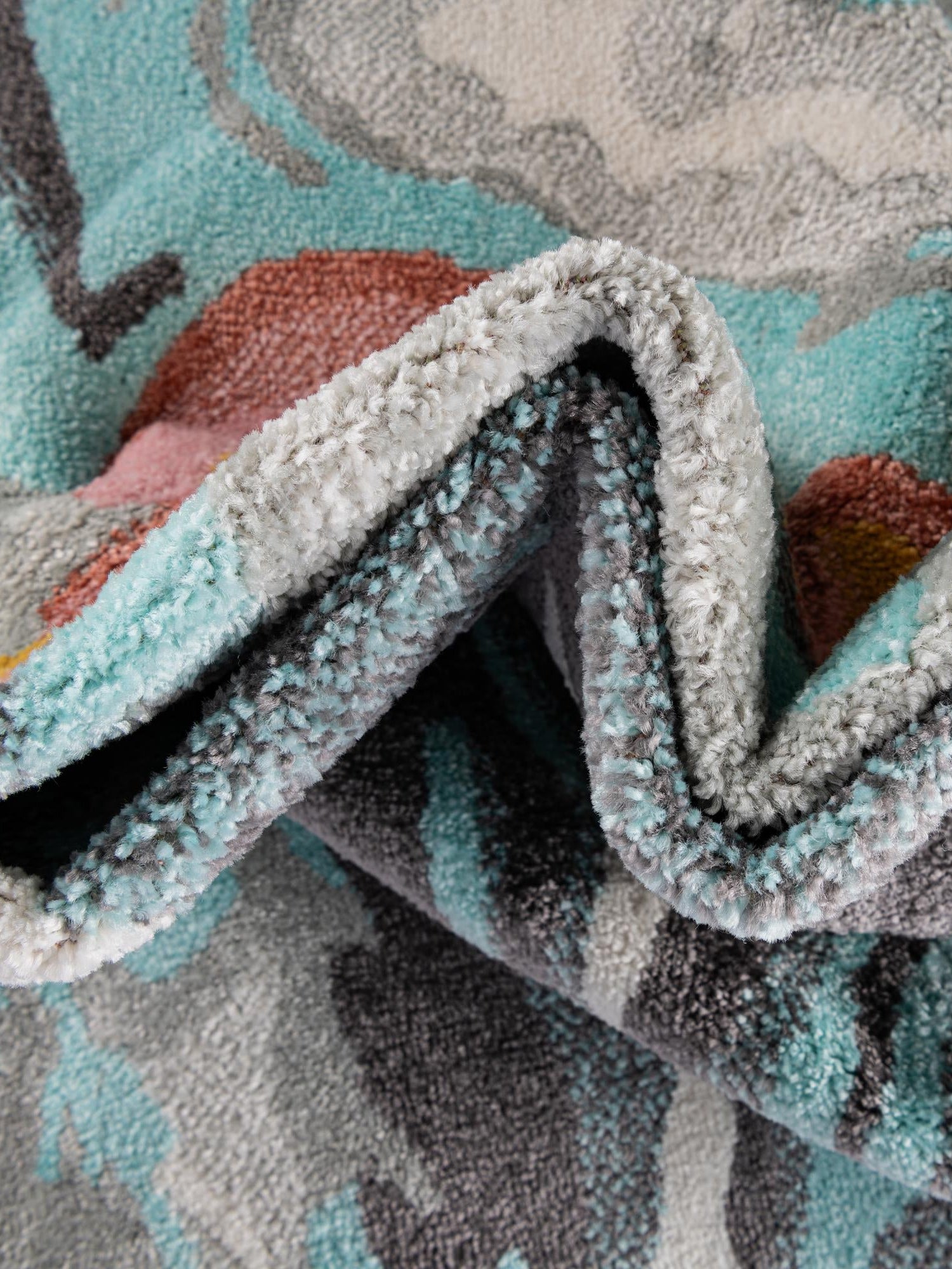 Ivory 7' 10 x 7' 10 Whimsy Kids Round Area Rug for Baby Nursery, Toddler Playroom, Bedrooms