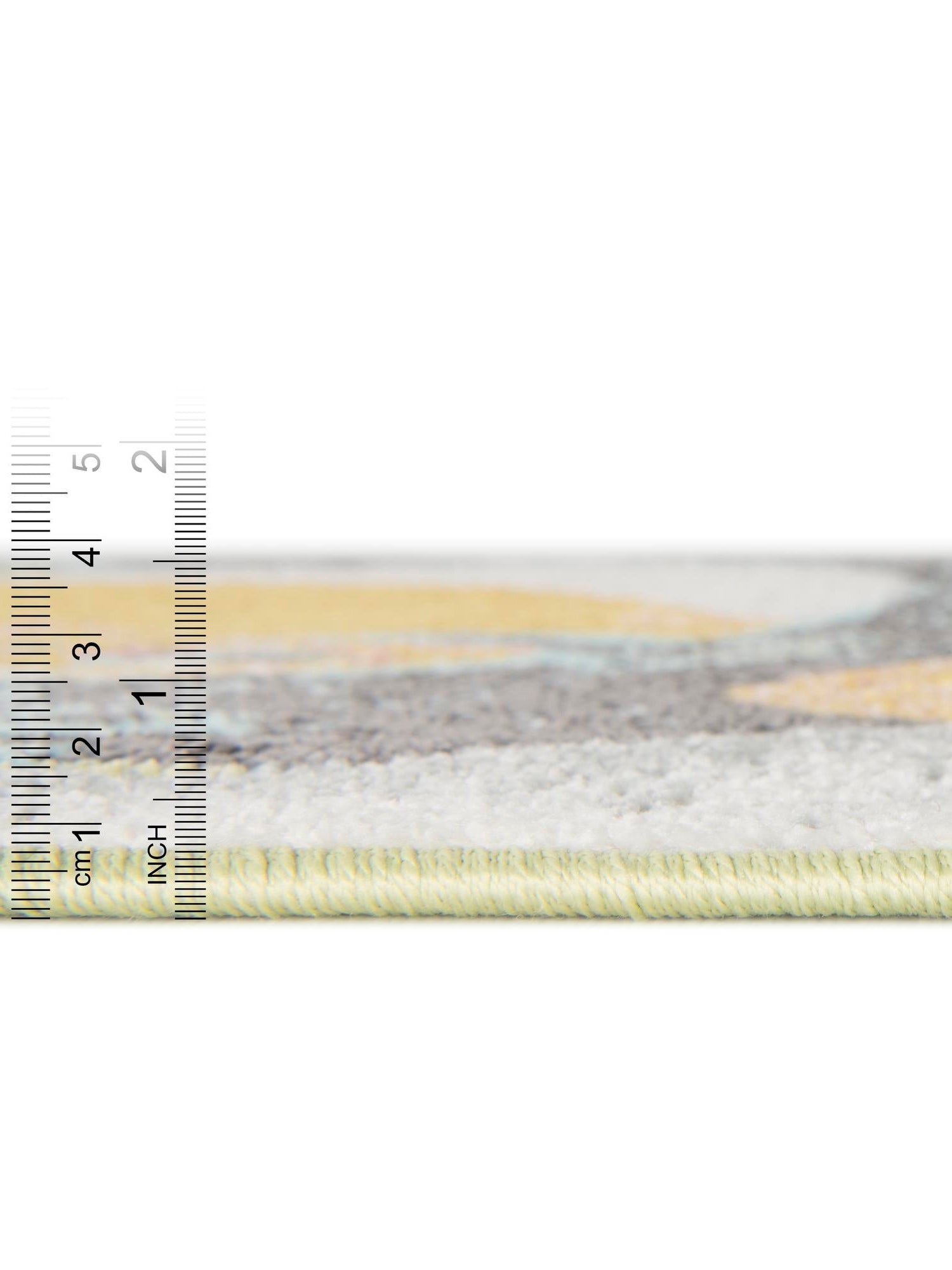 Multicolor 2' 2 x 3' 1 Whimsy Kids Rectangle Area Rug for Baby Nursery, Toddler Playroom, Bedrooms