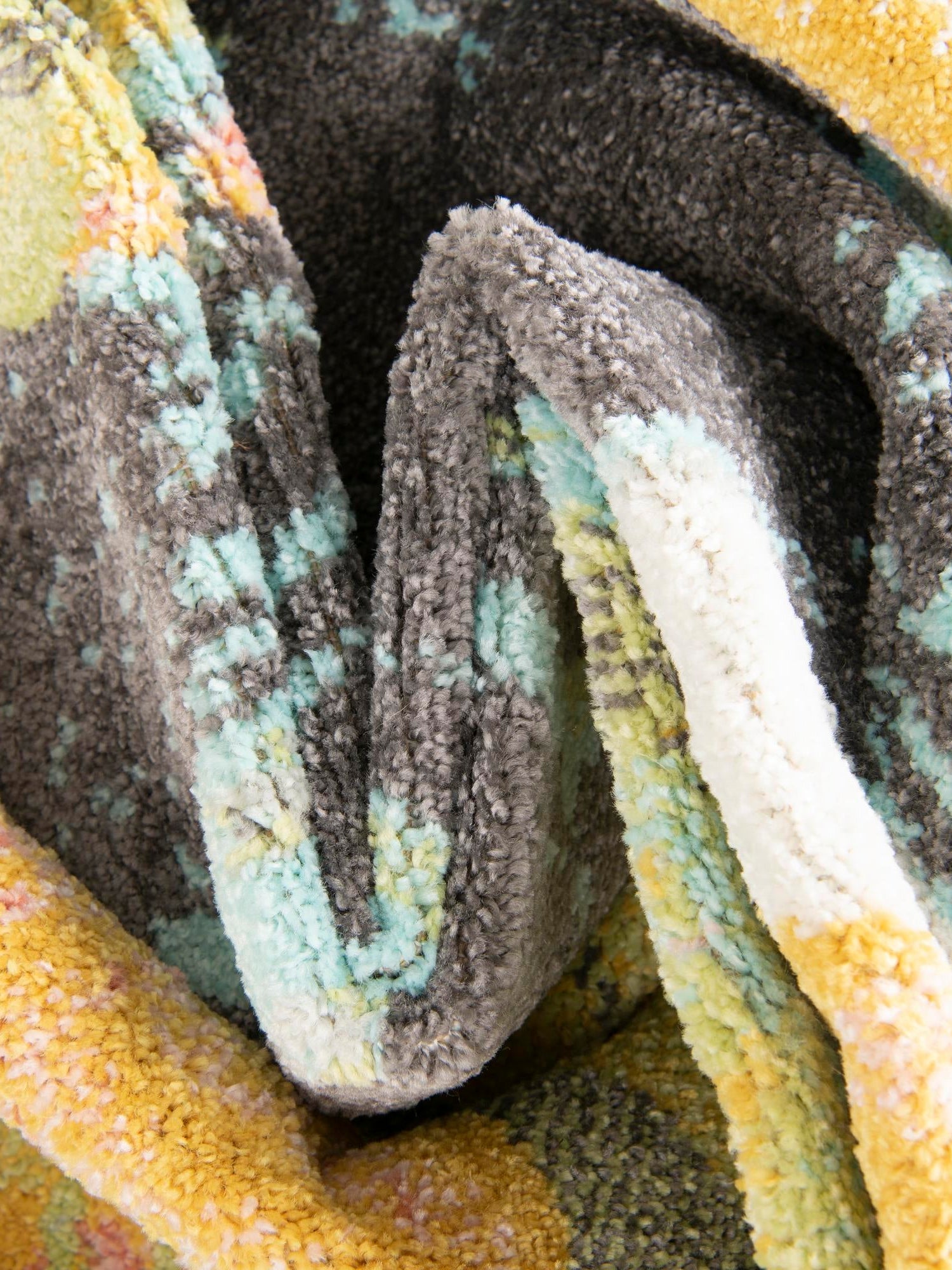 Multicolor 2' 2 x 3' 1 Whimsy Kids Rectangle Area Rug for Baby Nursery, Toddler Playroom, Bedrooms