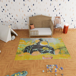Multicolor 2' 2 x 3' 1 Whimsy Kids Rectangle Rug