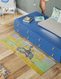Multicolor 2' 2 x 6' 1 Whimsy Kids Runner Rug