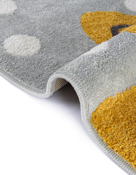Gray 2' 2 x 6' 1 Whimsy Kids Runner Area Rug for Baby Nursery, Toddler Playroom,  Bedrooms Playful Fun Design Easy Clean Carpet for Sale at Rug Engine