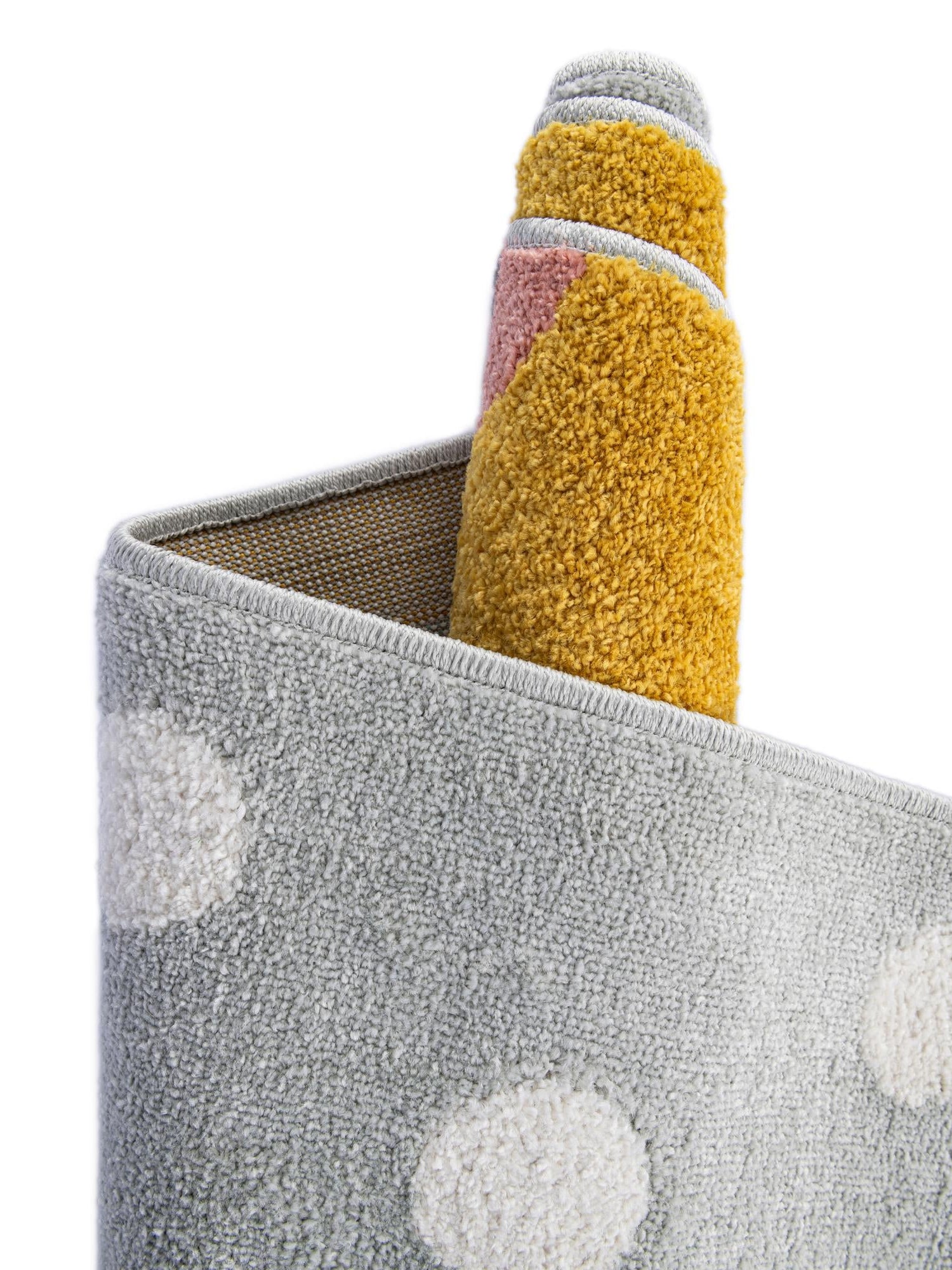 Gray 2' 2 x 5' 1 Whimsy Kids Runner Area Rug for Baby Nursery, Toddler Playroom,  Bedrooms Playful Fun Design Easy Clean Carpet for Sale at Rug Engine