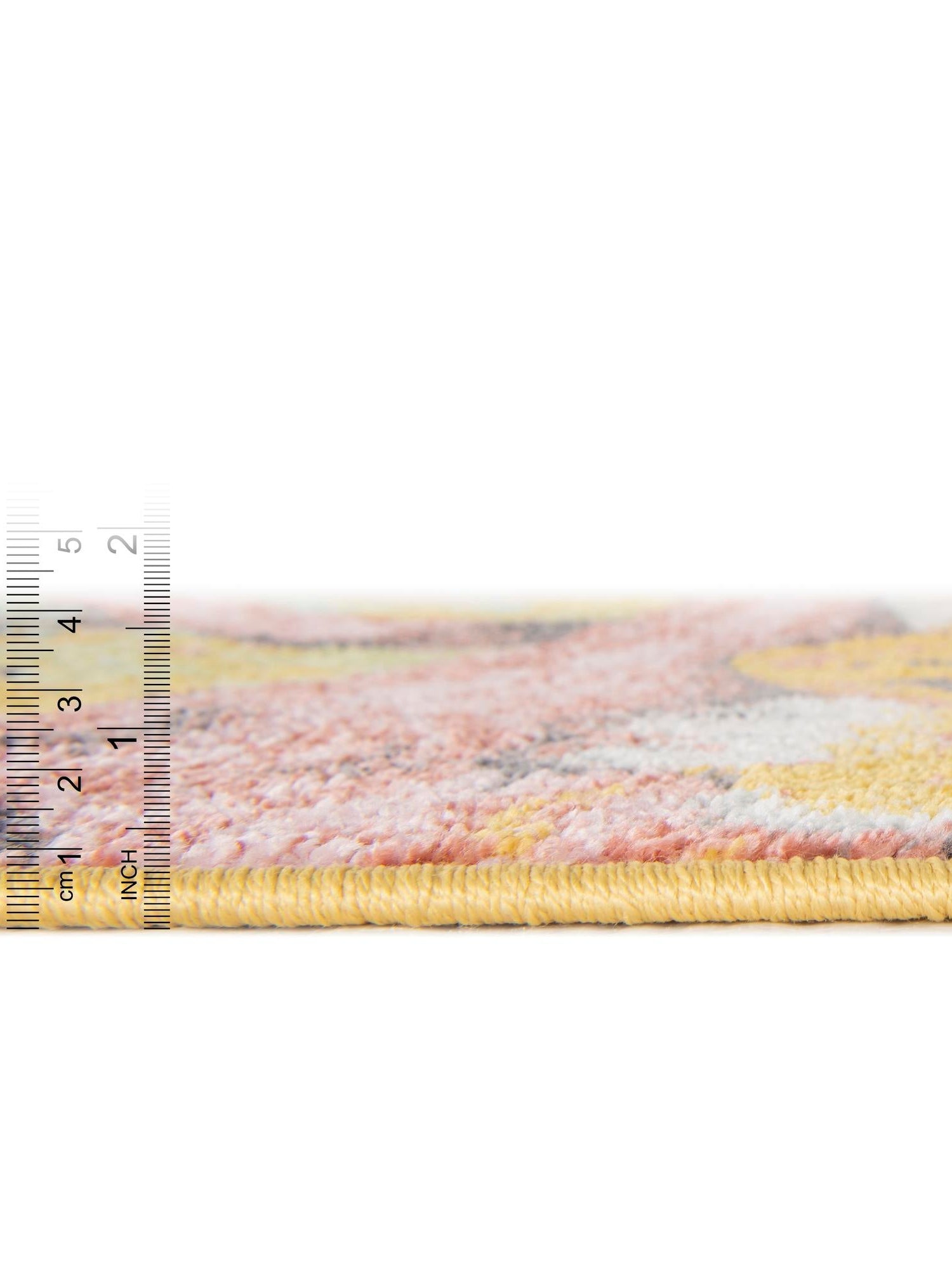 Multicolor 2' 2 x 3' 1 Whimsy Kids Rectangle Area Rug for Baby Nursery, Toddler Playroom, Bedrooms