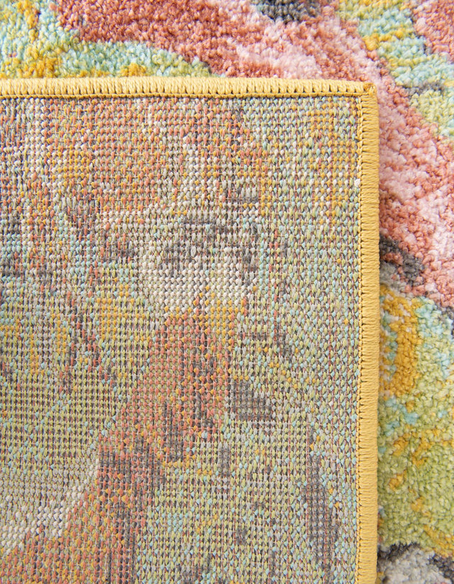 Multicolor 5' 3 x 8' Whimsy Kids Rectangle Rug