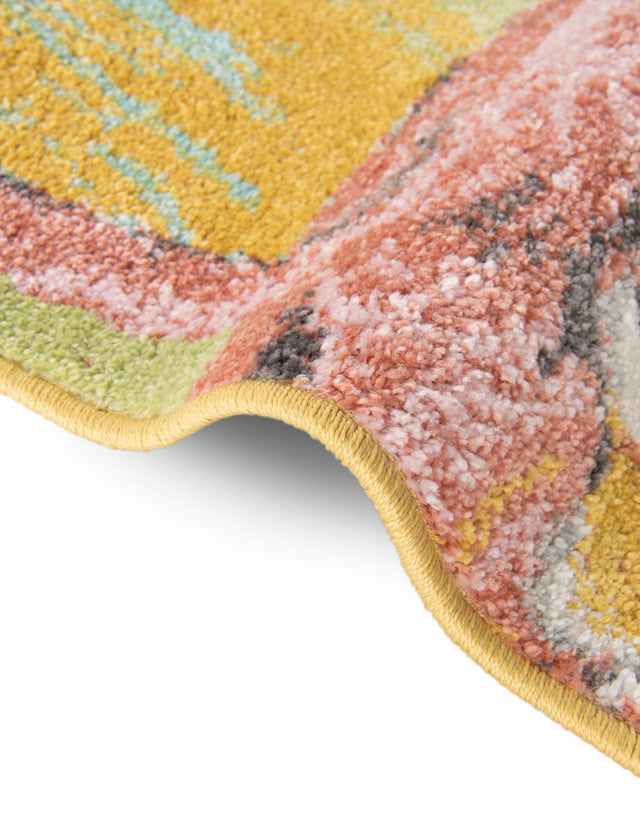 Multicolor 5' 3 x 8' Whimsy Kids Rectangle Rug