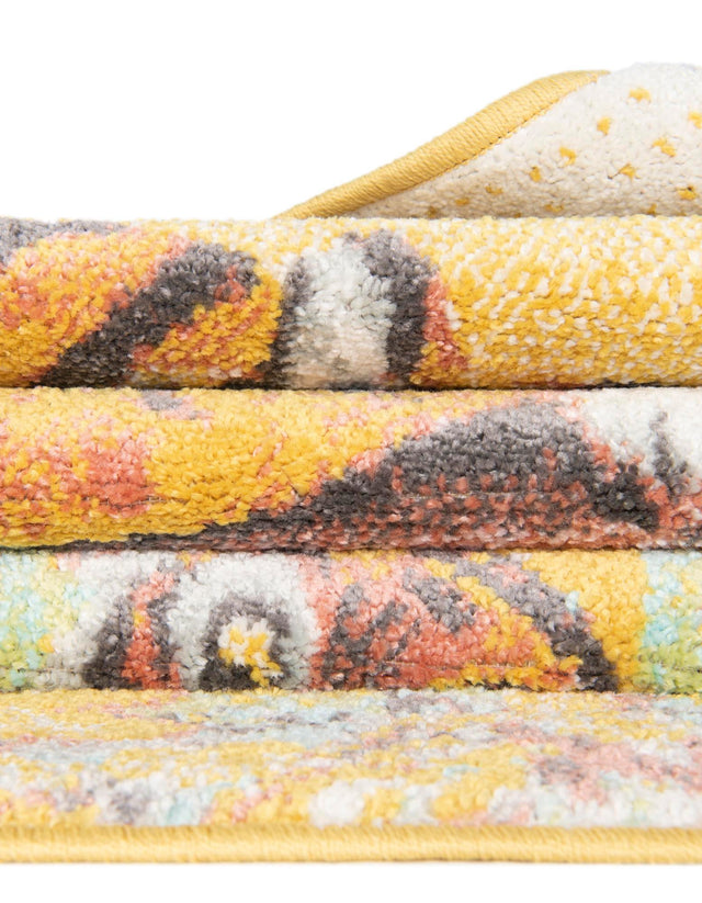 Multicolor 2' 2 x 6' 1 Whimsy Kids Runner Area Rug for Baby Nursery, Toddler Playroom, Bedrooms