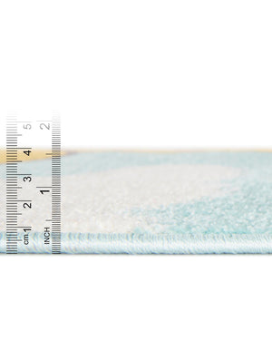 Blue 8' x 10' Whimsy Kids Rectangle Rug