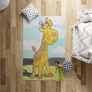 Blue 8' x 10' Whimsy Kids Rectangle Rug