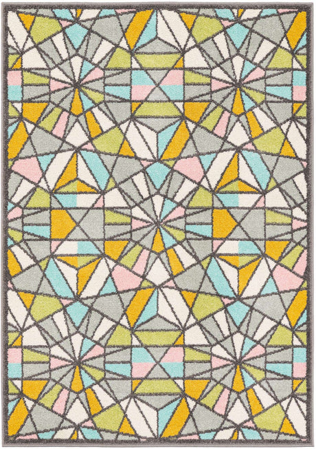 Multicolor 4' 1 x 6' 1 Whimsy Kids Rectangle Rug