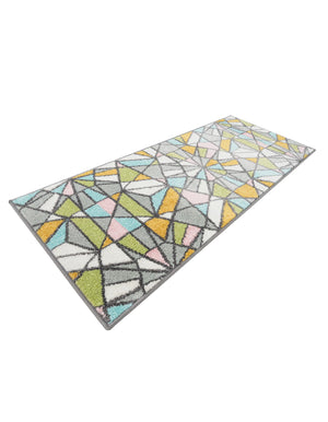 Multicolor 2' 2 x 5' 1 Whimsy Kids Runner Rug