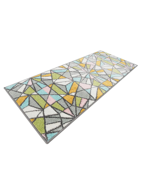 Multicolor 2' 2 x 5' 1 Whimsy Kids Runner Area Rug for Baby Nursery, Toddler Playroom,  Bedrooms Playful Fun Design Easy Clean Carpet for Sale at Rug Engine