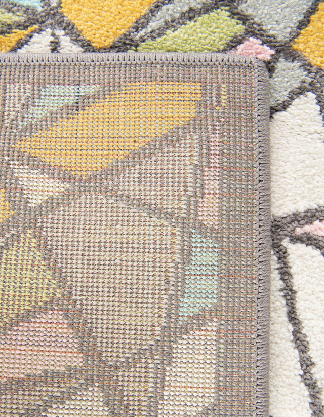 Multicolor 5' 3 x 8' Whimsy Kids Rectangle Rug
