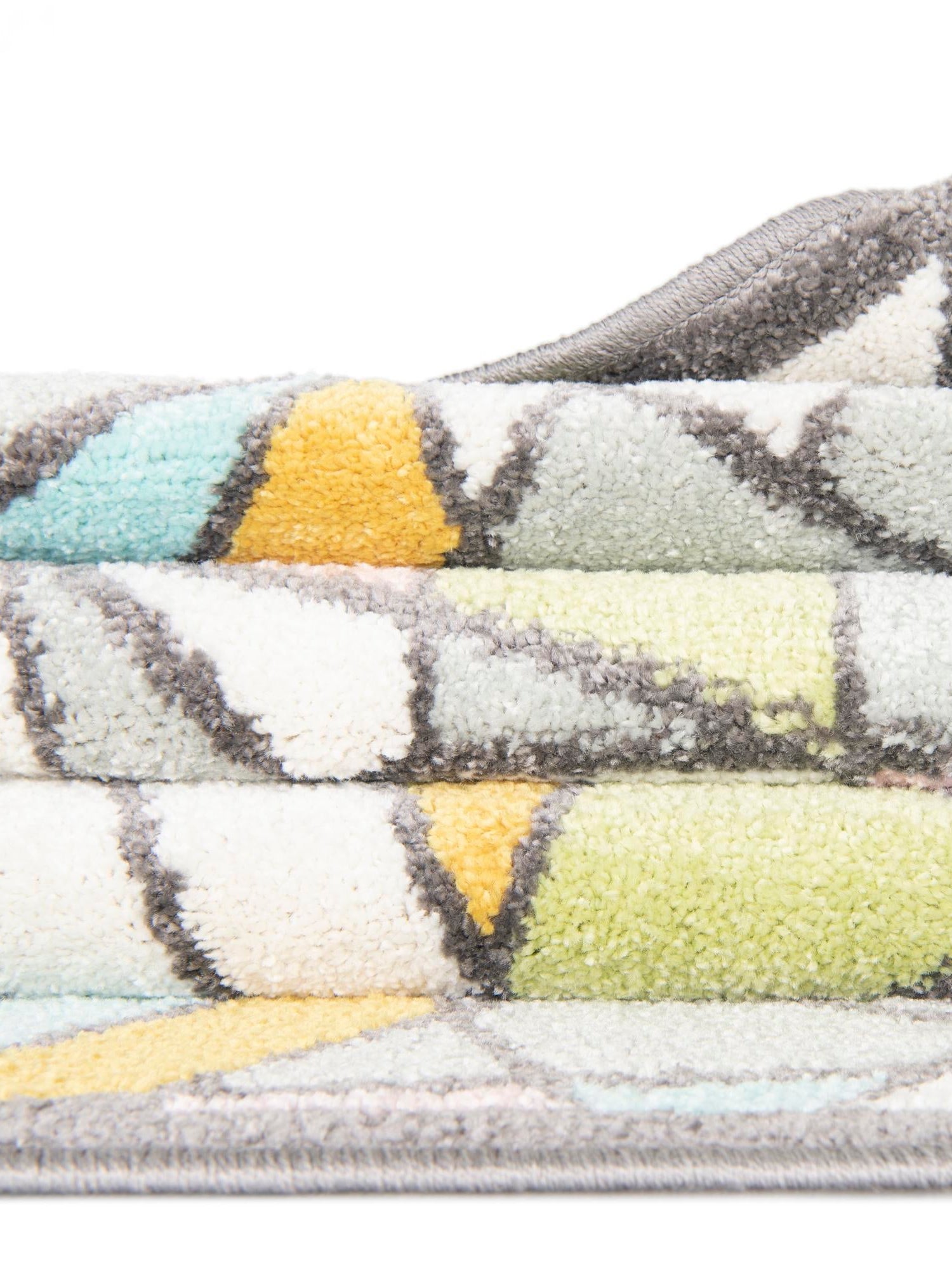 Multicolor 7' 10 x 7' 10 Whimsy Kids Round Area Rug for Baby Nursery, Toddler Playroom, Bedrooms