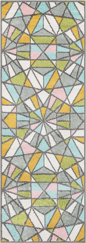 Multicolor 2' 2 x 6' 1 Whimsy Kids Runner Rug