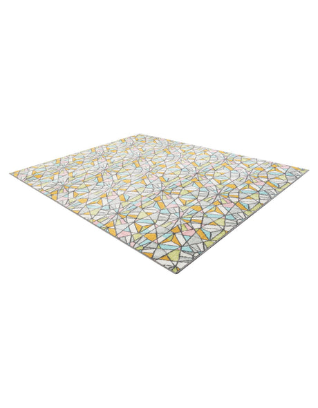 Multicolor 7' 10 x 10' Whimsy Kids Rectangle Area Rug for Baby Nursery, Toddler Playroom,  Bedrooms Playful Fun Design Easy Clean Carpet for Sale at Rug Engine