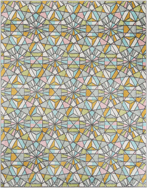 Multicolor 8' x 10' Whimsy Kids Rectangle Rug