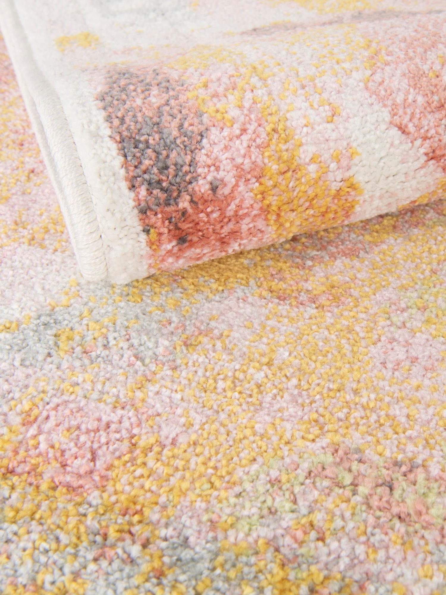 Multicolor 2' 2 x 2' 2 Whimsy Kids Round Area Rug for Baby Nursery, Toddler Playroom, Bedrooms