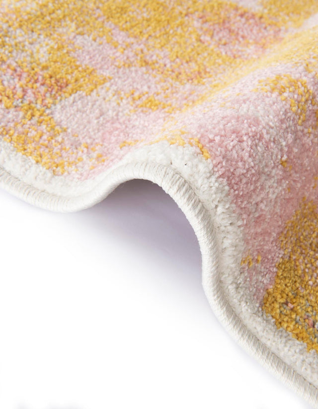 Multicolor 5' 1 x 5' 1 Whimsy Kids Round Rug