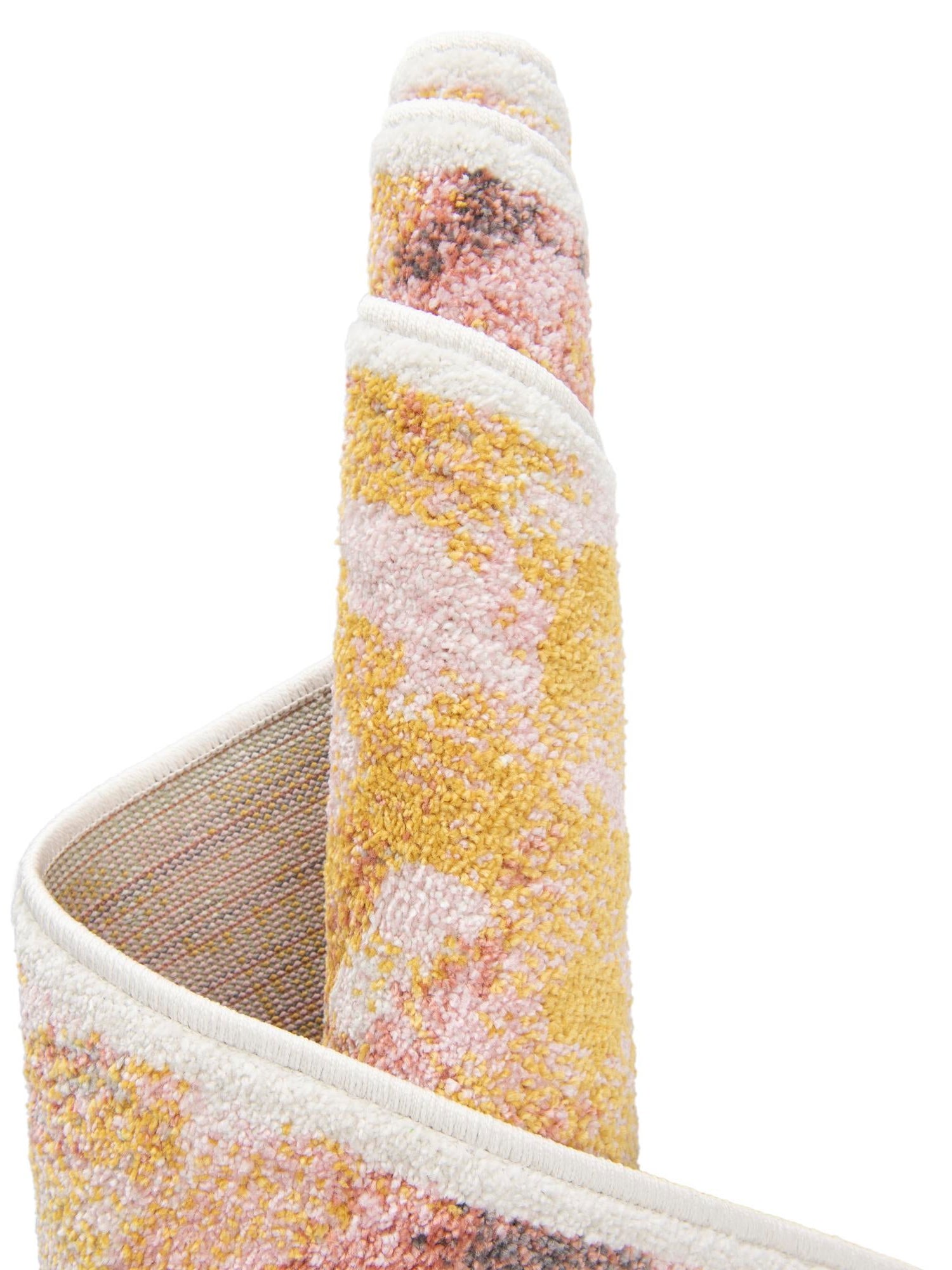 Multicolor 5' 1 x 5' 1 Whimsy Kids Round Area Rug for Baby Nursery, Toddler Playroom, Bedrooms