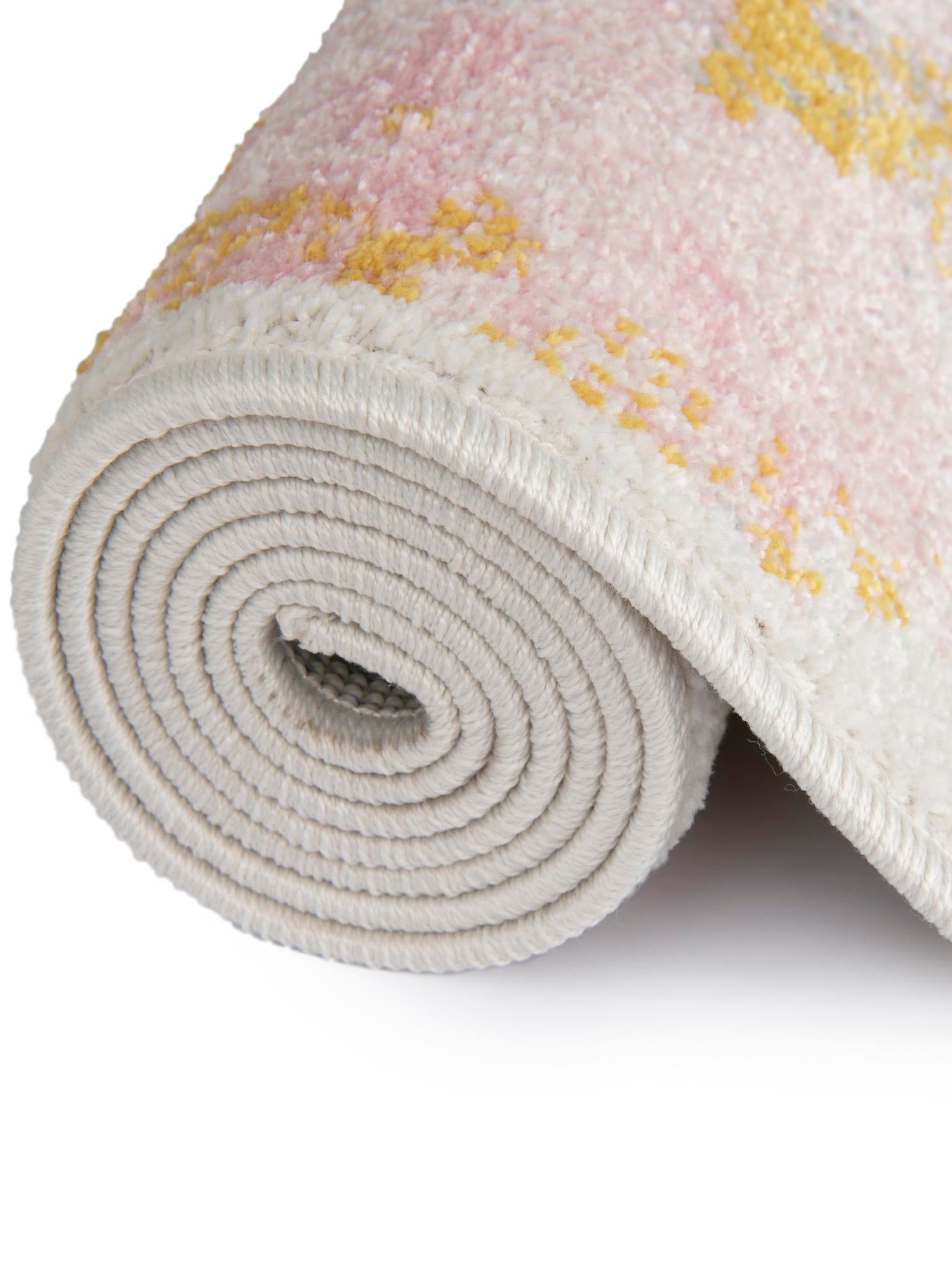 Multicolor 5' 1 x 5' 1 Whimsy Kids Round Area Rug for Baby Nursery, Toddler Playroom, Bedrooms