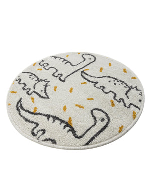 Ivory 2' 2 x 2' 2 Whimsy Kids Round Rug