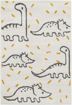 Ivory 2' 2 x 3' 1 Whimsy Kids Rectangle Rug