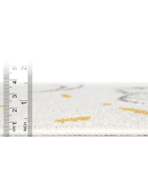 Ivory 8' x 10' Whimsy Kids Rectangle Rug