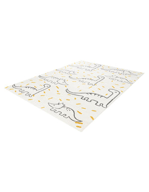 Ivory 8' x 10' Whimsy Kids Rectangle Rug