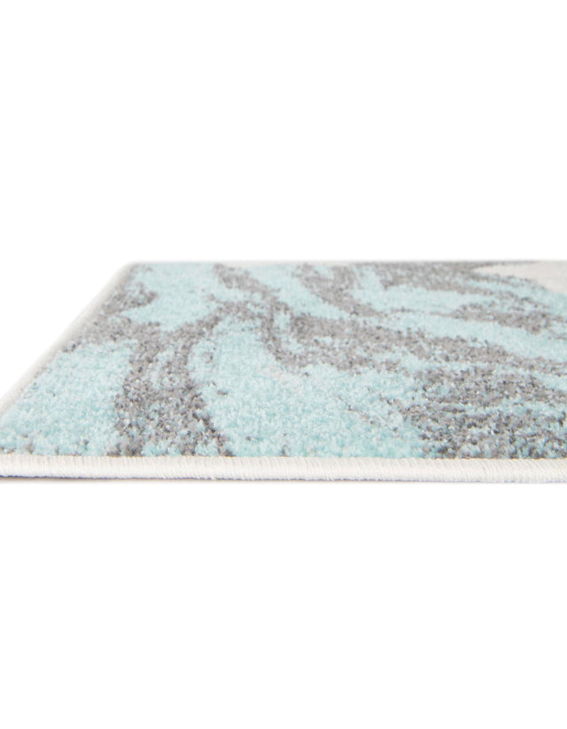 Red and Blue 4' 1 x 6' 1 Whimsy Kids Rectangle Rug