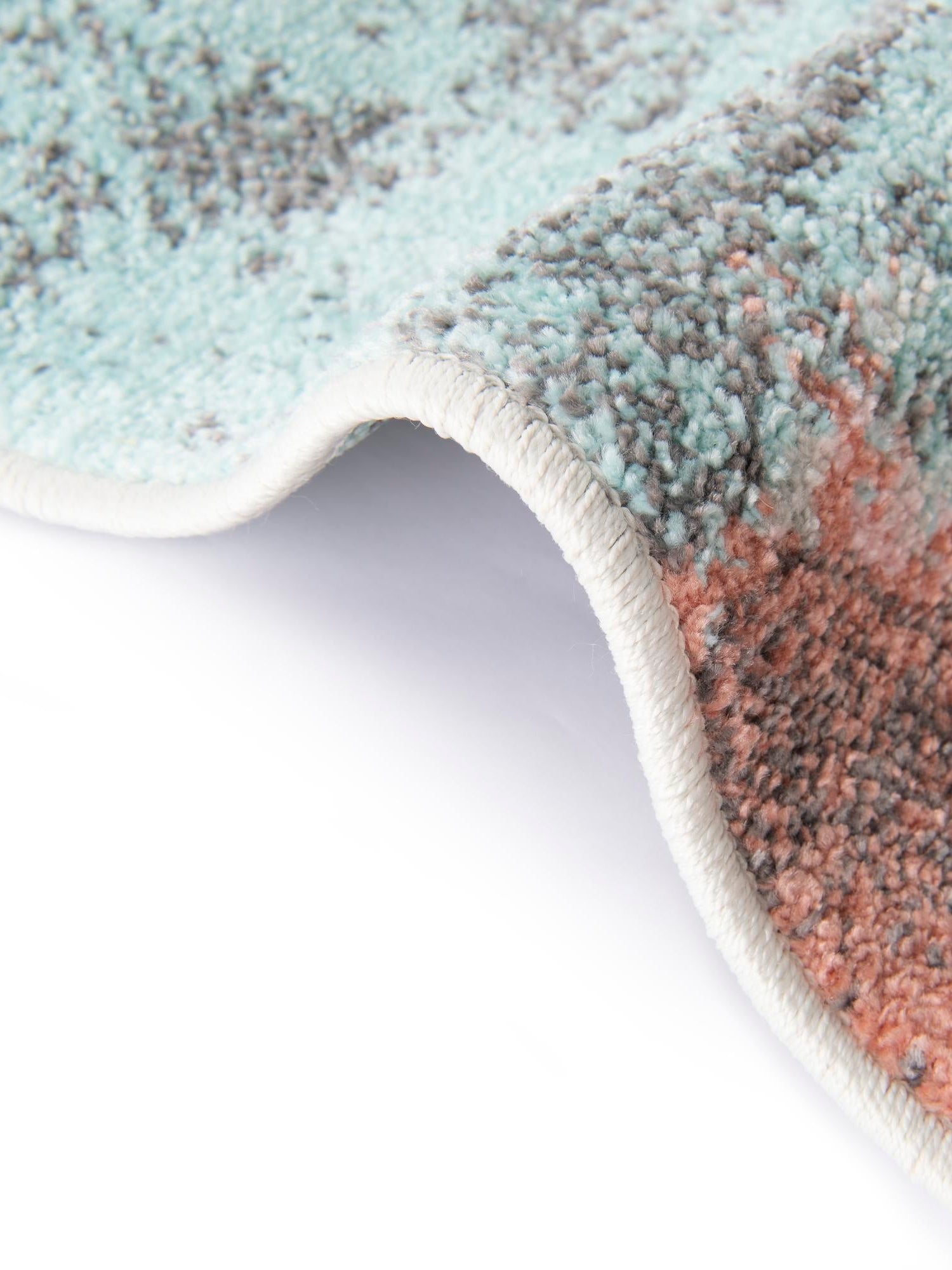 Red and Blue 5' 3 x 8' Whimsy Kids Rectangle Area Rug for Baby Nursery, Toddler Playroom, Bedrooms