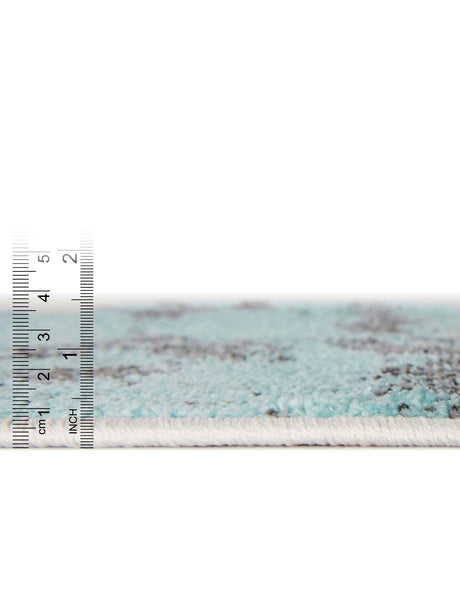 Red and Blue 3' 3 x 3' 3 Whimsy Kids Round Area Rug for Baby Nursery, Toddler Playroom,  Bedrooms Playful Fun Design Easy Clean Carpet for Sale at Rug Engine