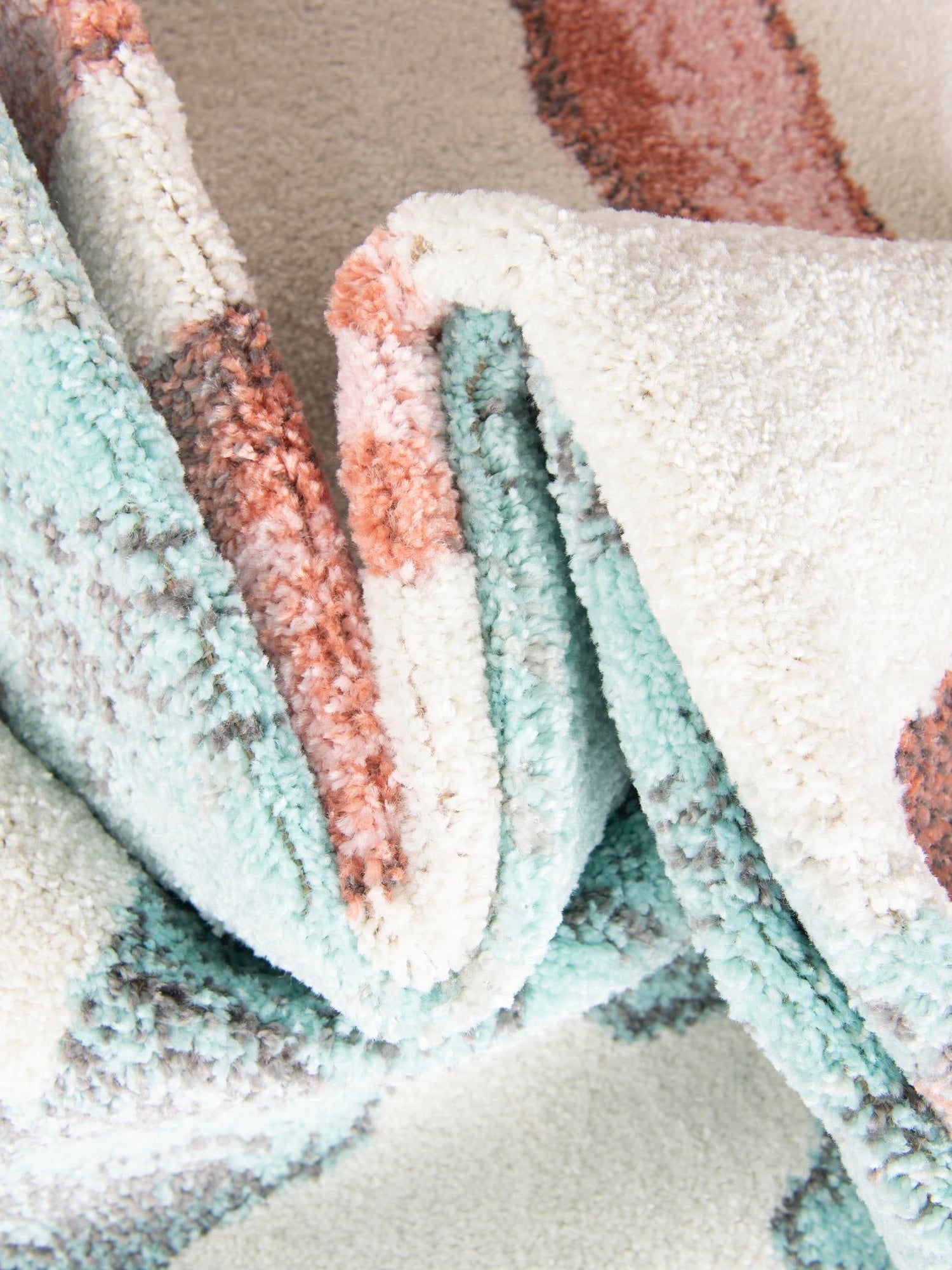 Red and Blue 2' 2 x 5' 1 Whimsy Kids Runner Area Rug for Baby Nursery, Toddler Playroom, Bedrooms