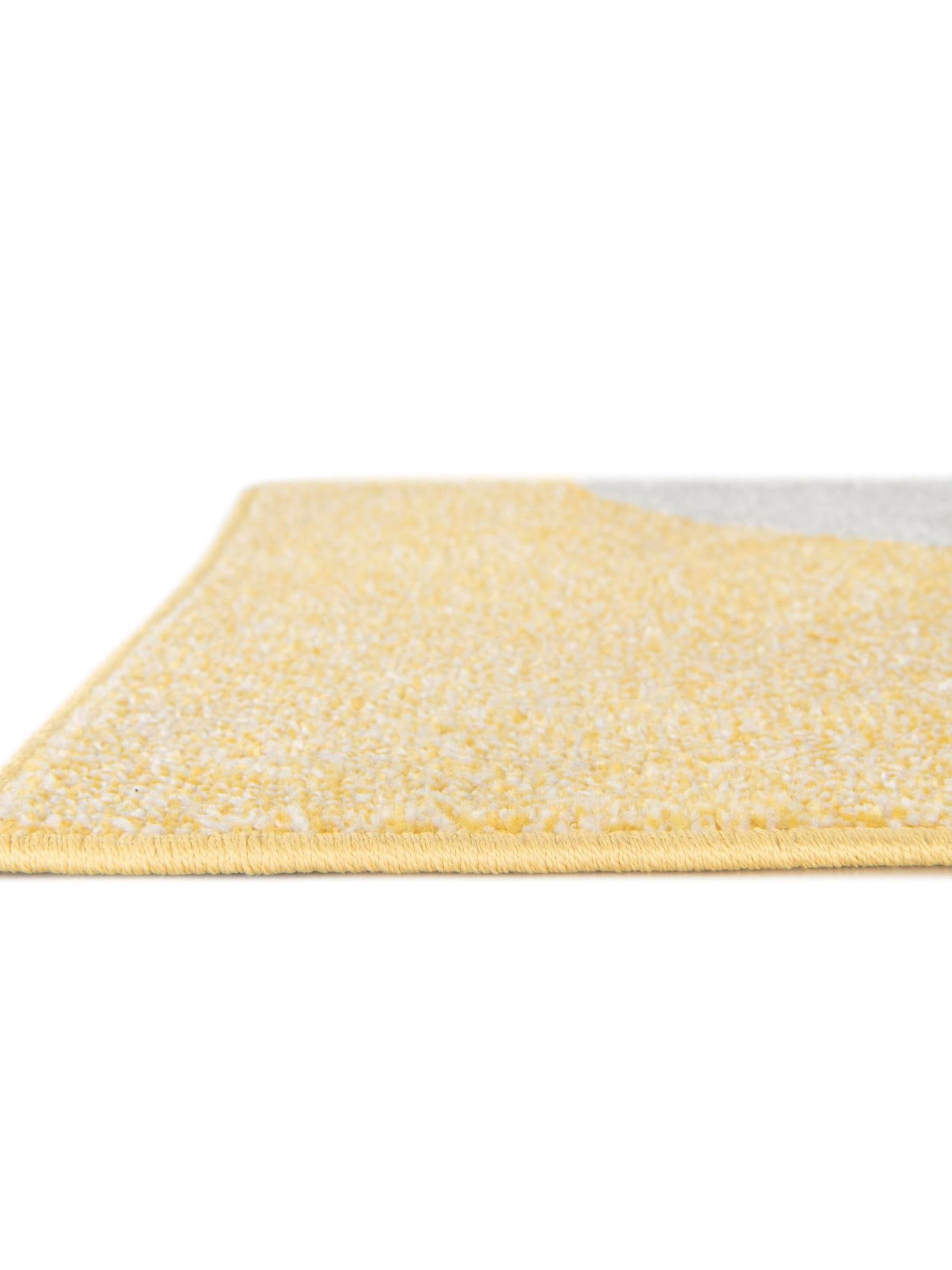 Yellow 2' 2 x 3' 1 Whimsy Kids Rectangle Area Rug for Baby Nursery, Toddler Playroom, Bedrooms