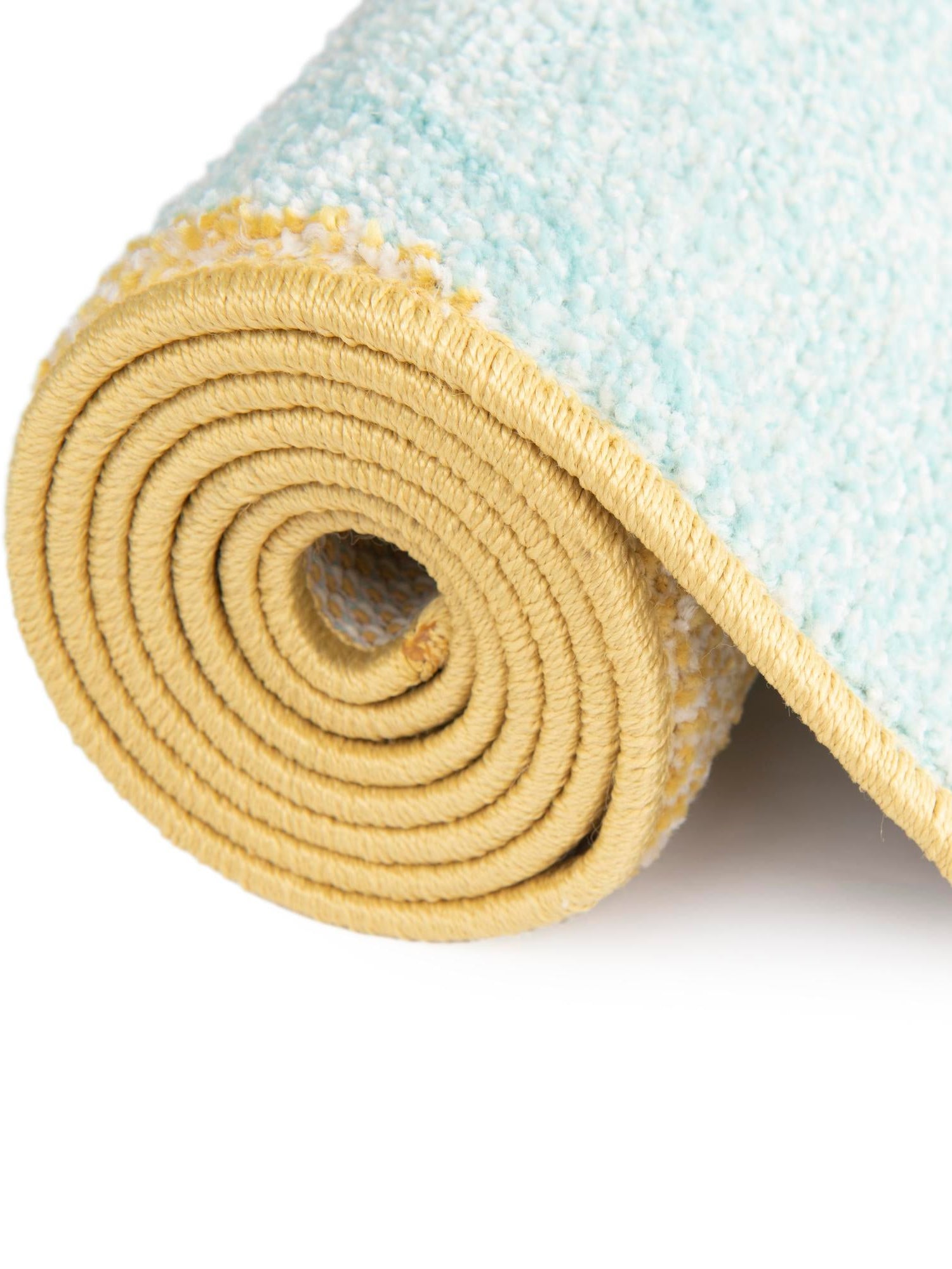 Yellow 2' 2 x 3' 1 Whimsy Kids Rectangle Area Rug for Baby Nursery, Toddler Playroom, Bedrooms