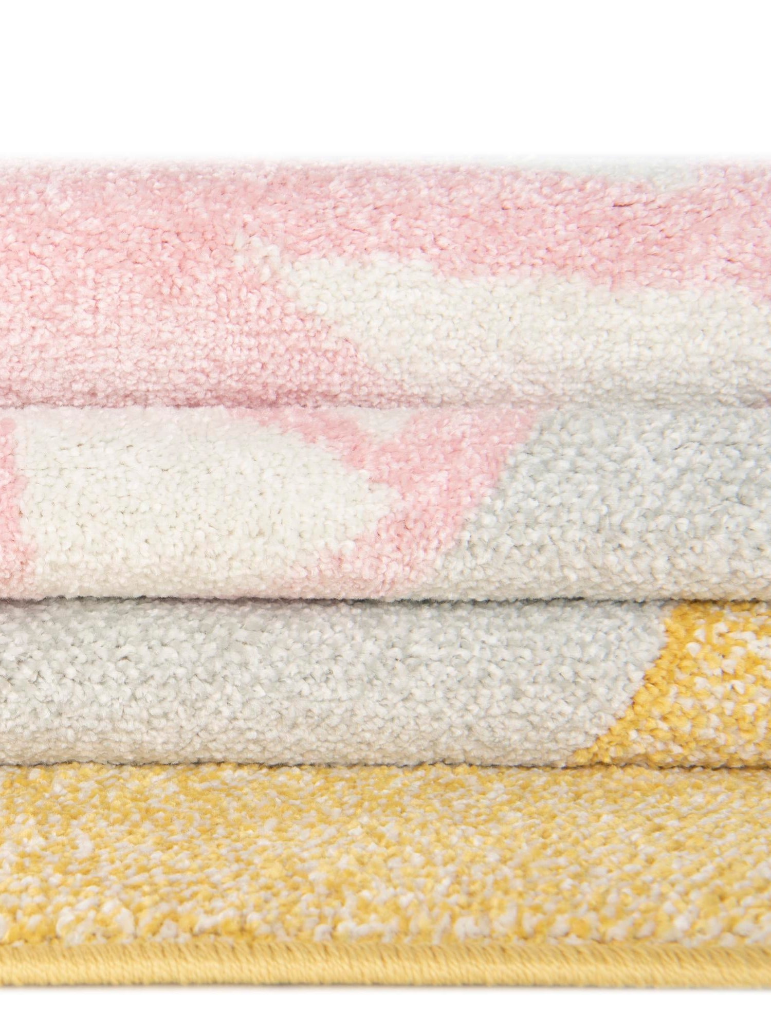 Yellow 2' 2 x 3' 1 Whimsy Kids Rectangle Area Rug for Baby Nursery, Toddler Playroom, Bedrooms