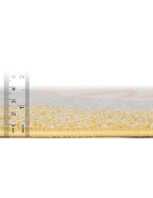 Yellow 2' 2 x 6' 1 Whimsy Kids Runner Rug