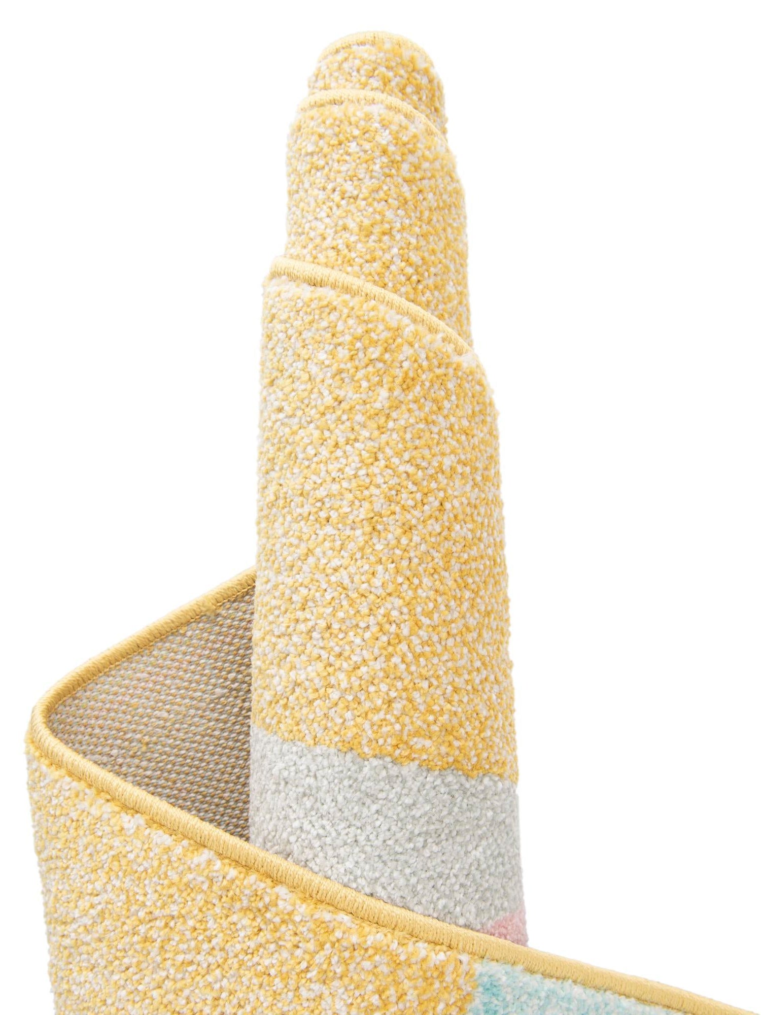 Yellow 2' 2 x 5' 1 Whimsy Kids Runner Area Rug for Baby Nursery, Toddler Playroom,  Bedrooms Playful Fun Design Easy Clean Carpet for Sale at Rug Engine