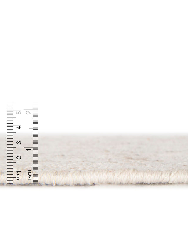 Ivory 4' 1 x 6' 1 Eco Bohemian Indoor Outdoor Rectangle Area Rug Weather Resistant for Patio, Deck, Terrace, Balcony, Porch 100% Recycled PET Polyester Carpet Mat for Sale at Rug Engine