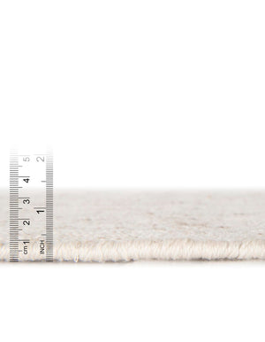 Ivory 2' 2 x 5' 1 Eco Bohemian Indoor Outdoor Runner Area Rug Weather Resistant for Patio, Deck, Terrace, Balcony, Porch 100% Recycled PET Polyester Carpet Mat for Sale at Rug Engine