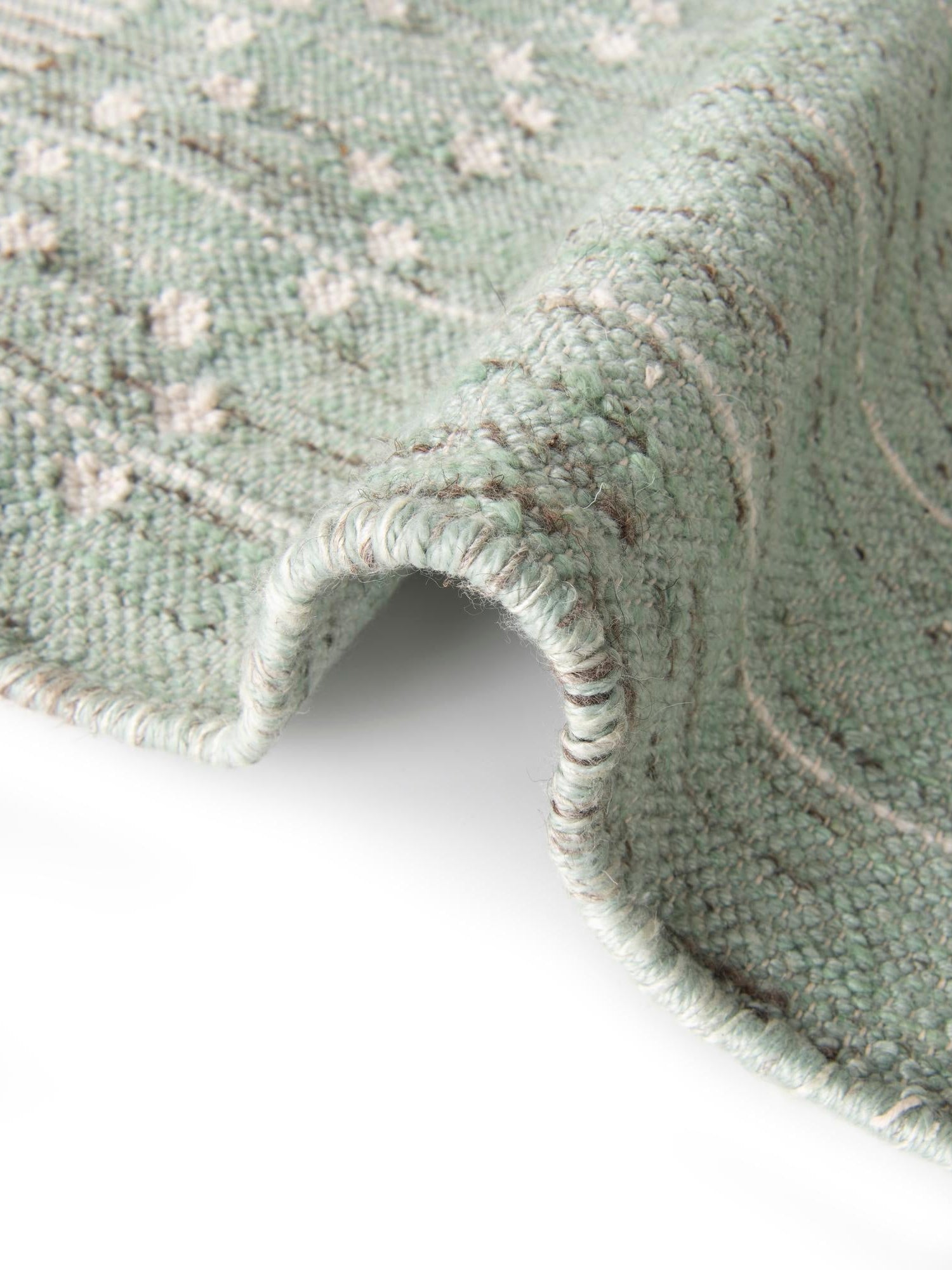 Sea Green 2' x 3' 1 Eco Bohemian Indoor Outdoor Rectangle Area Rug Weather Resistant for Patio, Deck, Terrace, Balcony, Porch 100% Recycled PET Polyester Carpet Mat for Sale at Rug Engine