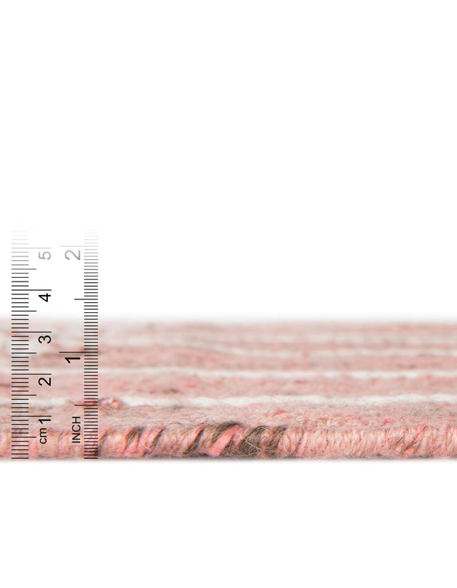 SOFT PINK 5' 1 x 8' Eco Bohemian Indoor Outdoor Rectangle Area Rug Weather Resistant for Patio, Deck, Terrace, Balcony, Porch 100% Recycled PET Polyester Carpet Mat for Sale at Rug Engine