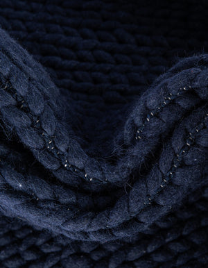 Navy Blue 9' x 12' Lana New Zealand Wool Rectangle Area Rug All Natural Premium Wool Hand Woven Carpet for Luxury Interior Home Design for Sale at Rug Engine
