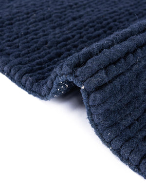 Navy Blue 5' 1 x 8' Lana New Zealand Wool Rectangle Area Rug All Natural Premium Wool Hand Woven Carpet for Luxury Interior Home Design for Sale at Rug Engine