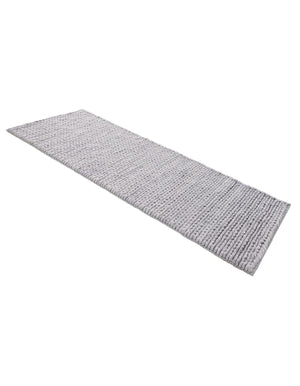 Space Gray 2' x 5' 1 Lana New Zealand Wool Runner Area Rug All Natural Premium Wool Hand Woven Carpet for Luxury Interior Home Design for Sale at Rug Engine
