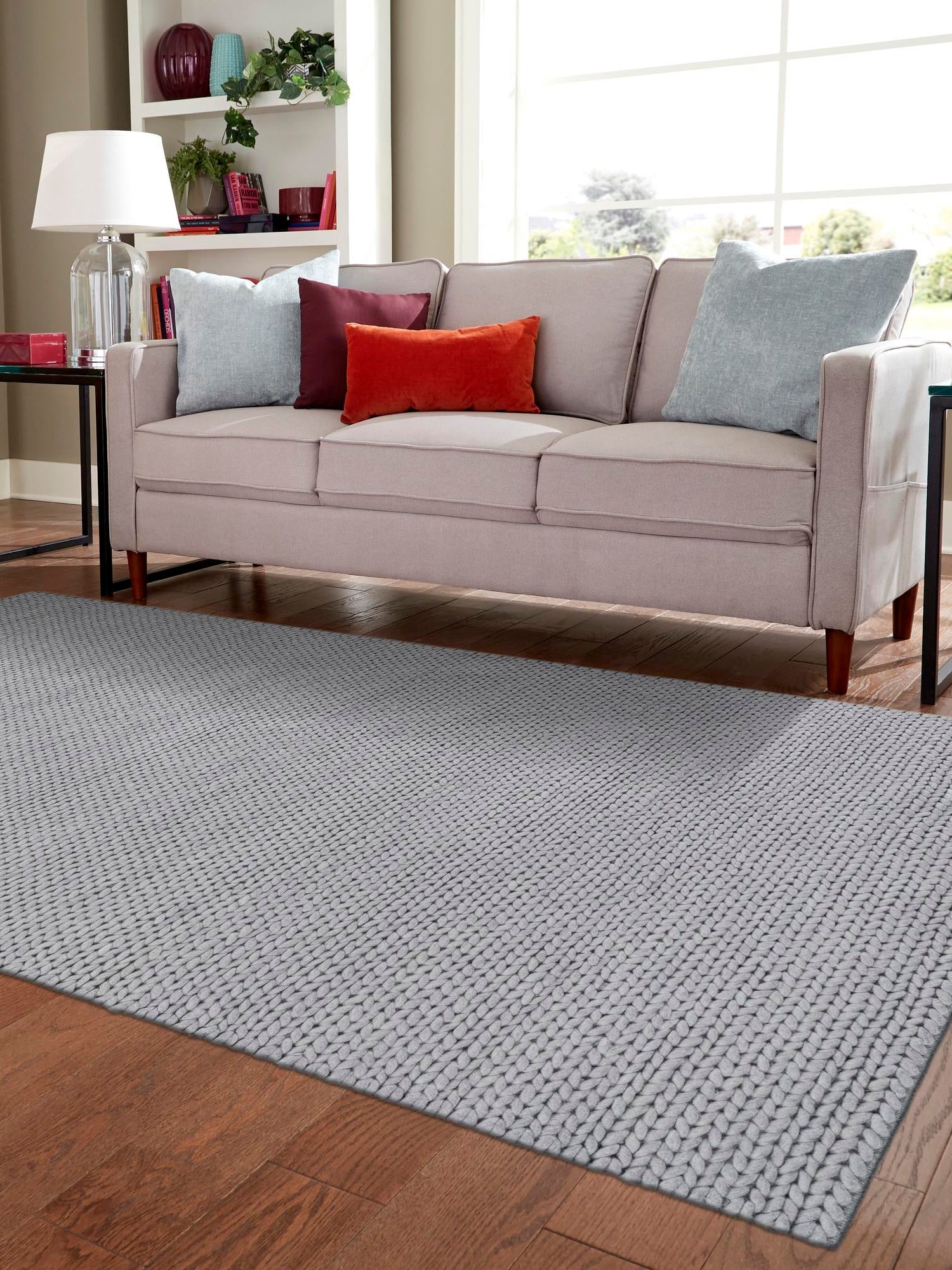 Space Gray 4' 1 x 6' 1 Lana New Zealand Wool Rectangle Area Rug All Natural Premium Wool Hand Woven Carpet for Luxury Interior Home Design for Sale at Rug Engine